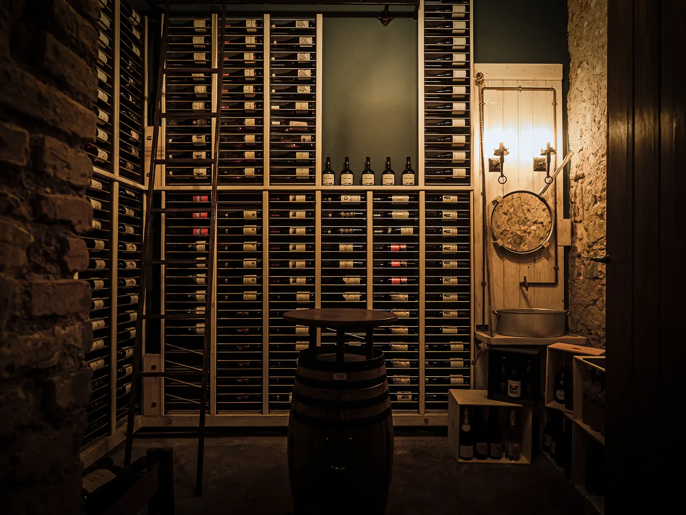 La cantina del ristorante
